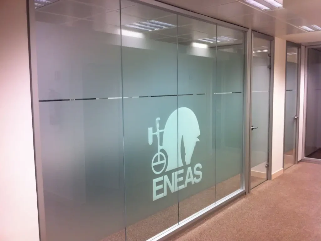 Vinilos para mamparas de oficina