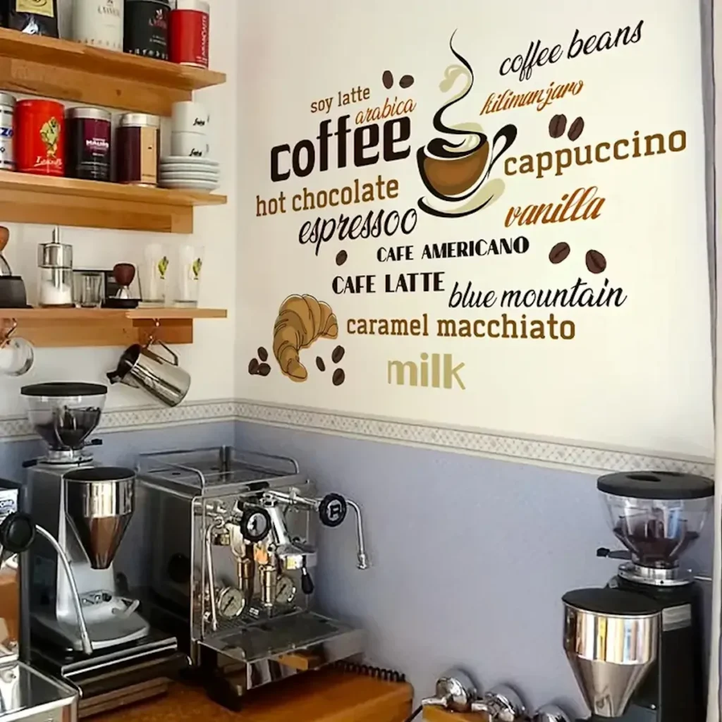 vinilos decorativos para bares y cafeterías