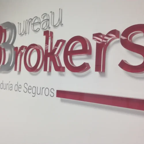 Logos corpóreos para oficinas de empresas