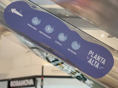 Rotulación de centros comerciales