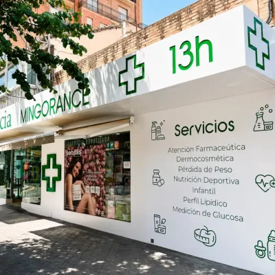 Rotulación para farmacias en Madrid