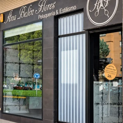 Rotulación de peluquería estética