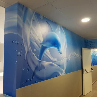 Pasillo de centro comercial