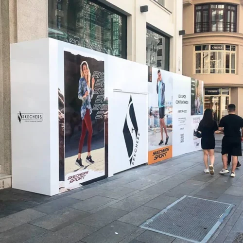 Vinilos para cerramientos de obras en Madrid
