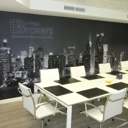 Vinilos para pared de sala de reuniones