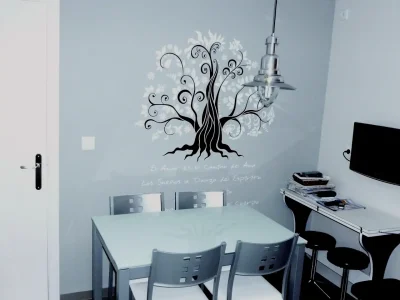 Rotulación en vinilo de pared de vivienda